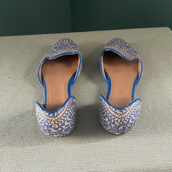 Y2K blue and Cream D’orsey mandala shoes - Picture 4 of 7